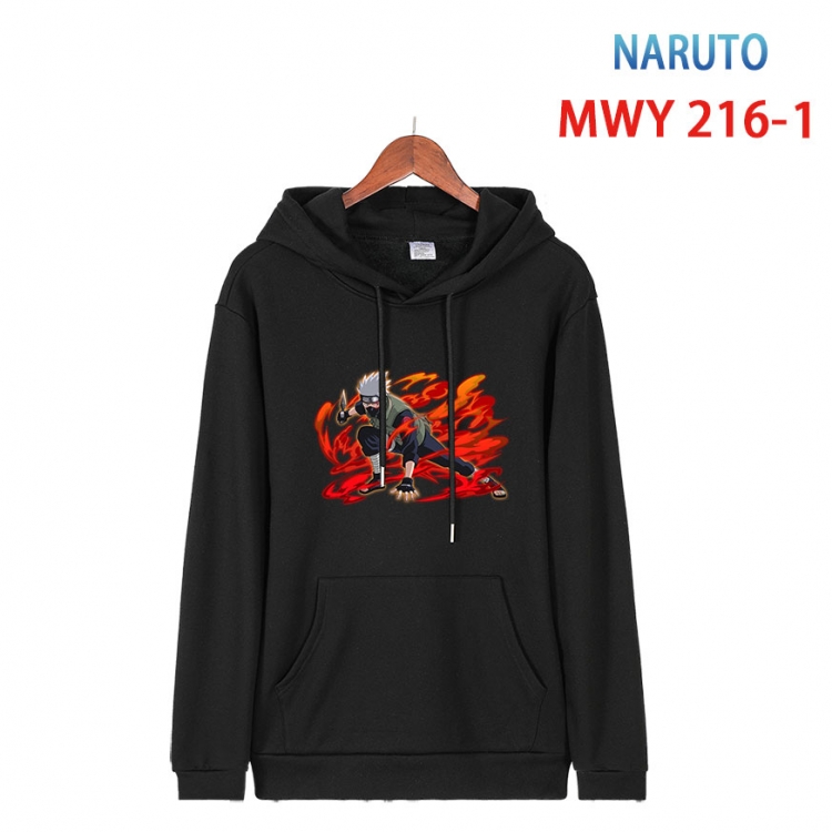 Naruto Long sleeve hooded patch pocket cotton sweatshirt from S to 4XL  MWY 216 1