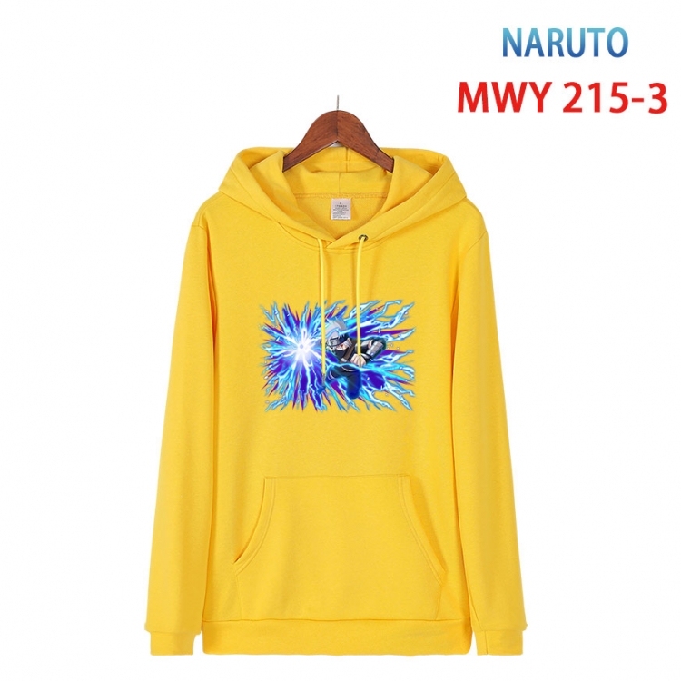 Naruto Long sleeve hooded patch pocket cotton sweatshirt from S to 4XL  MWY 215 3