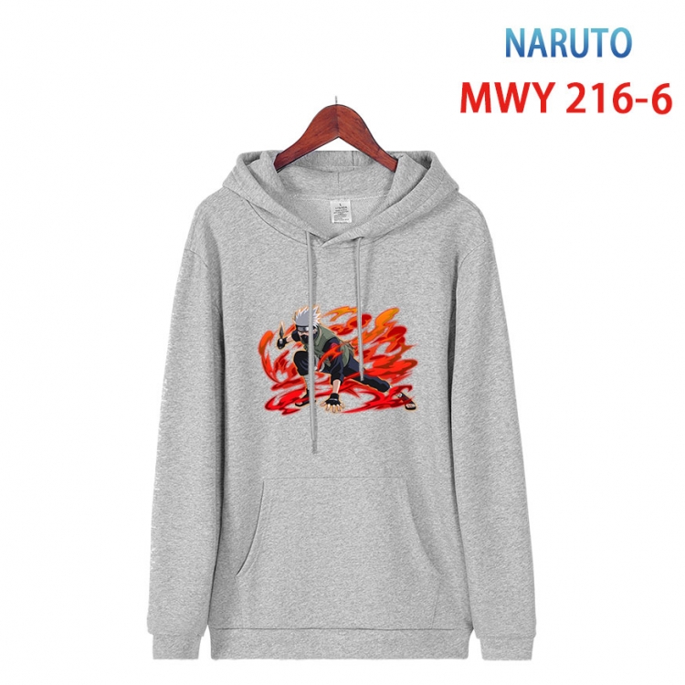 Naruto Long sleeve hooded patch pocket cotton sweatshirt from S to 4XL   MWY 216 6