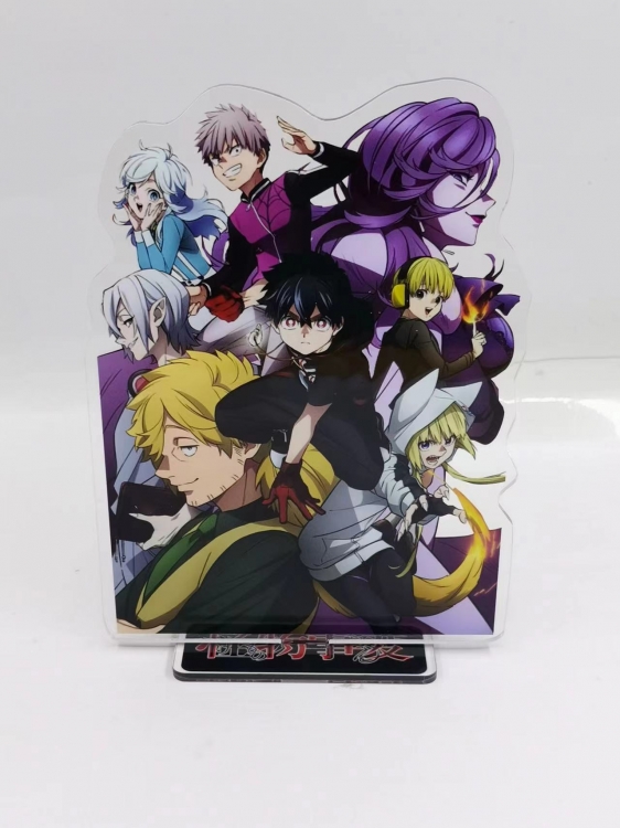 Monster Incident Anime  Acrylic  keychain Standing Plates