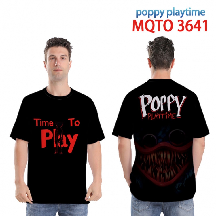 Poppy Playtime Full color printed short sleeve T-shirt from XXS to 4XL MQTO 3641