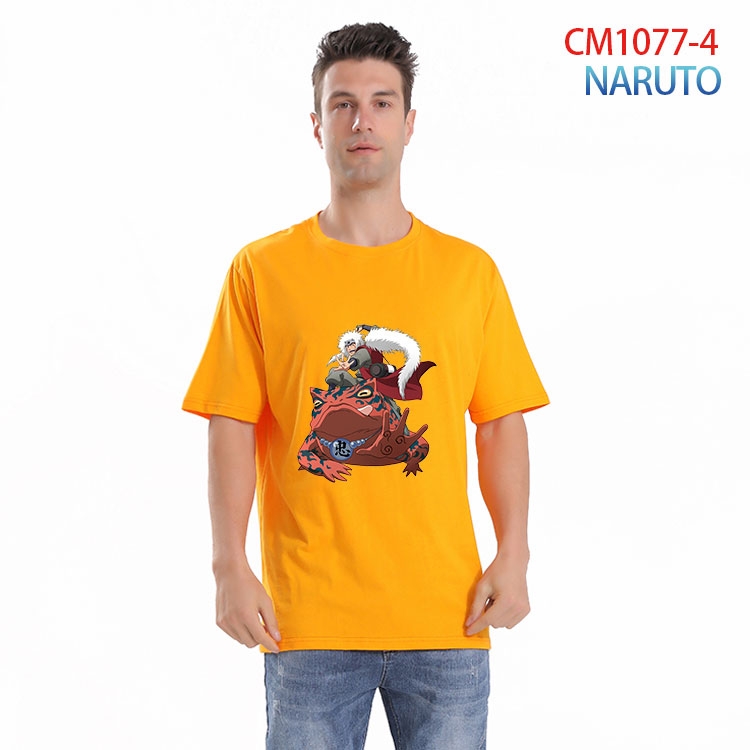 Naruto Printed short-sleeved cotton T-shirt from S to 4XL CM 1077 4