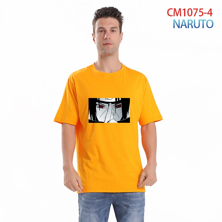Naruto Printed short-sleeved cotton T-shirt from S to 4XL CM 1075 4