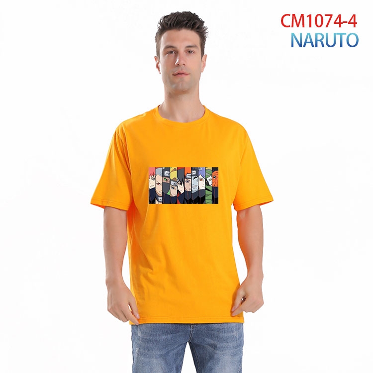 Naruto Printed short-sleeved cotton T-shirt from S to 4XL  CM 1074 4