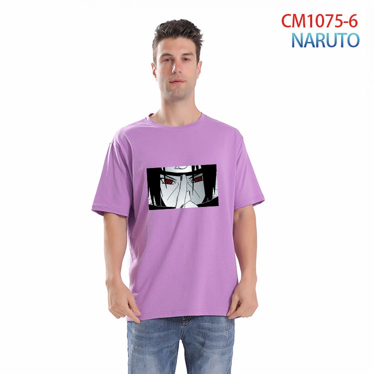 Naruto Printed short-sleeved cotton T-shirt from S to 4XL  CM 1075 6