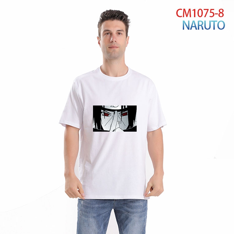 Naruto Printed short-sleeved cotton T-shirt from S to 4XL CM 1075 8