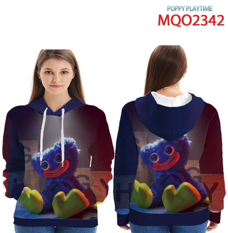 Poppy Playtime Full Color Patch pocket Sweatshirt Hoodie  from XXS to 4XL MQO-2342