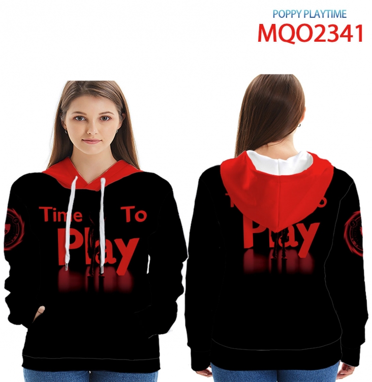 Poppy Playtime Full Color Patch pocket Sweatshirt Hoodie  from XXS to 4XL  MQO-2341