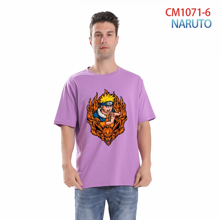 Naruto Printed short-sleeved cotton T-shirt from S to 4XL CM 1071 6