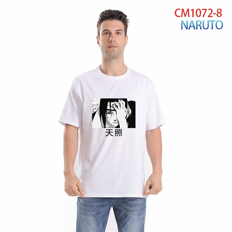 Naruto Printed short-sleeved cotton T-shirt from S to 4XL  CM 1072 8