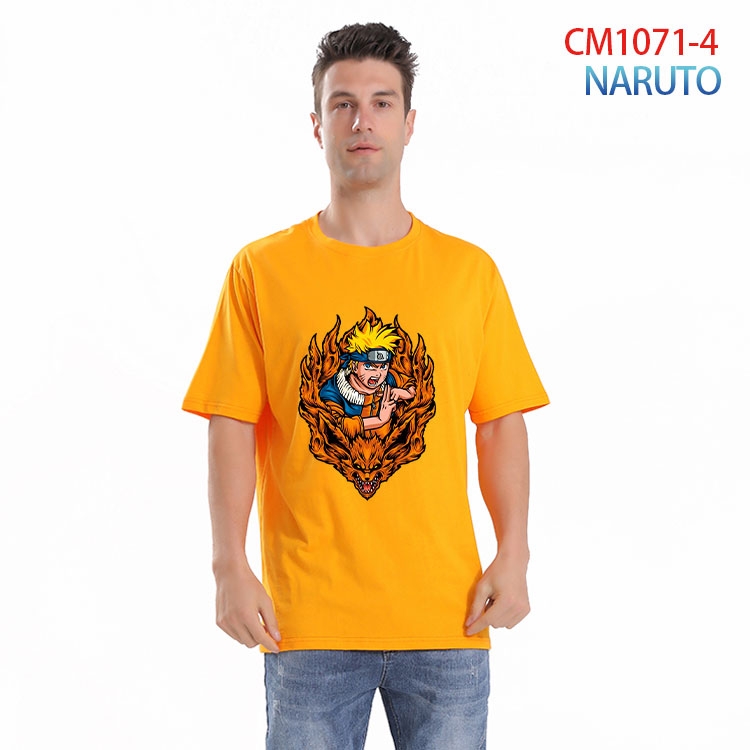 Naruto Printed short-sleeved cotton T-shirt from S to 4XL CM 1071 4
