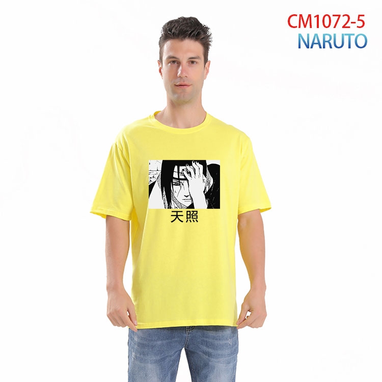 Naruto Printed short-sleeved cotton T-shirt from S to 4XL CM 1072 5