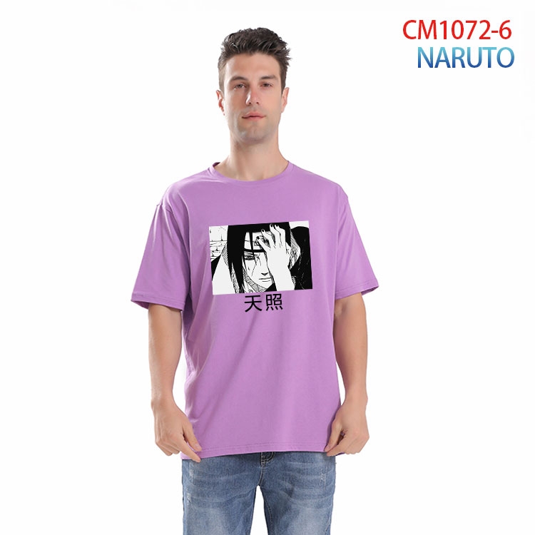 Naruto Printed short-sleeved cotton T-shirt from S to 4XL CM 1072 6