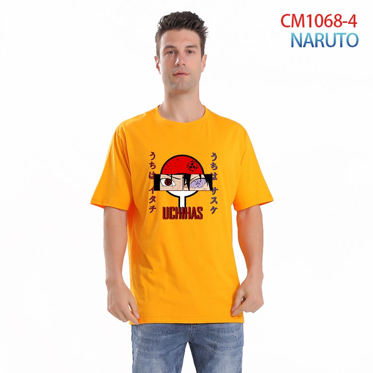 Naruto Printed short-sleeved cotton T-shirt from S to 4XL CM 1068 4