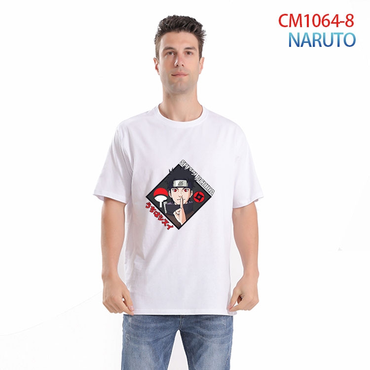 Naruto Printed short-sleeved cotton T-shirt from S to 4XL CM 1064 8