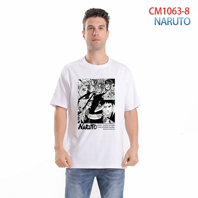 Naruto Printed short-sleeved cotton T-shirt from S to 4XL  CM 1063 8
