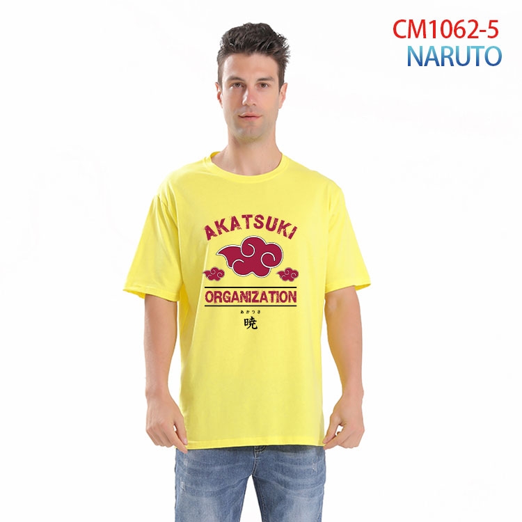 Naruto Printed short-sleeved cotton T-shirt from S to 4XL CM 1062 5