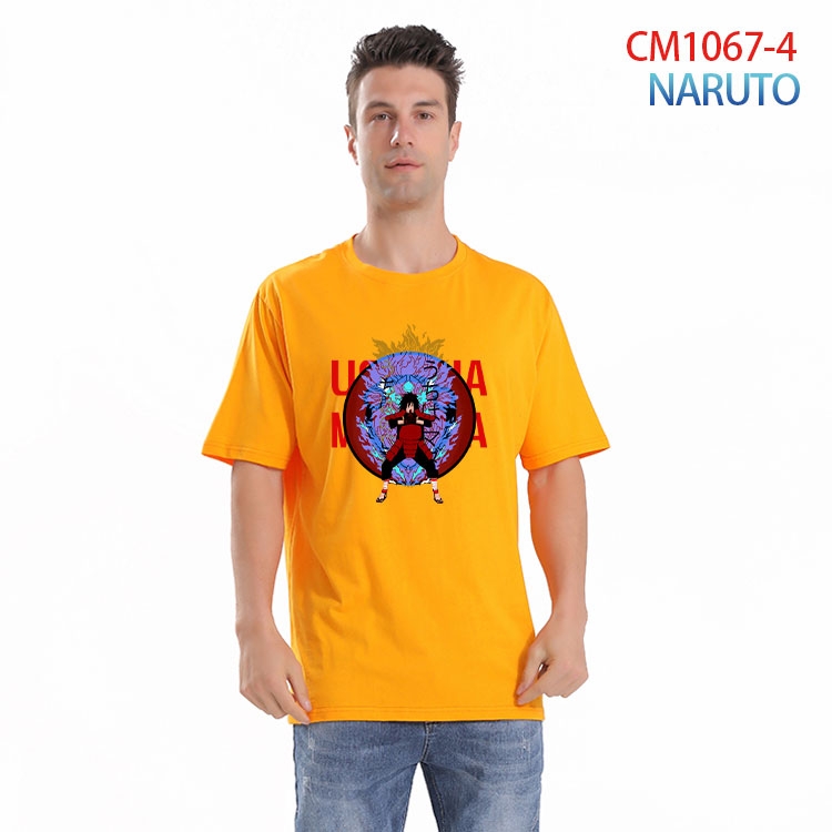 Naruto Printed short-sleeved cotton T-shirt from S to 4XL CM 1067 4