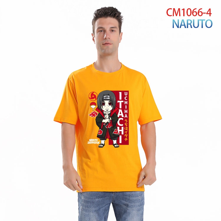 Naruto Printed short-sleeved cotton T-shirt from S to 4XL CM 1066 4