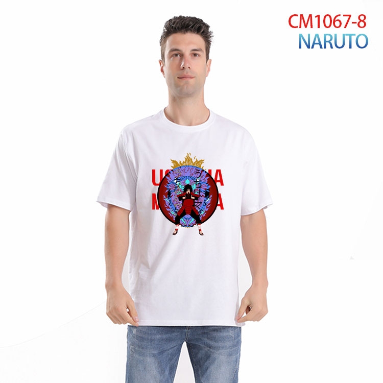 Naruto Printed short-sleeved cotton T-shirt from S to 4XL CM 1067 8