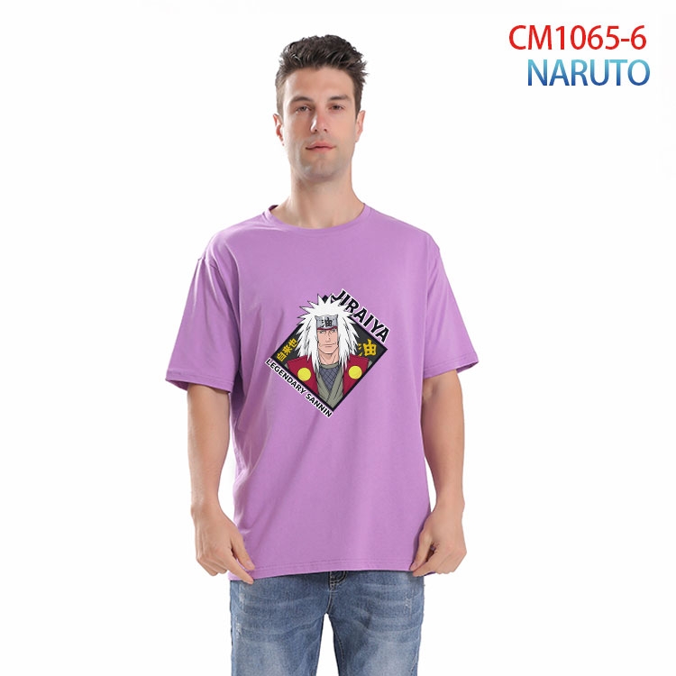 Naruto Printed short-sleeved cotton T-shirt from S to 4XL  CM 1065 6