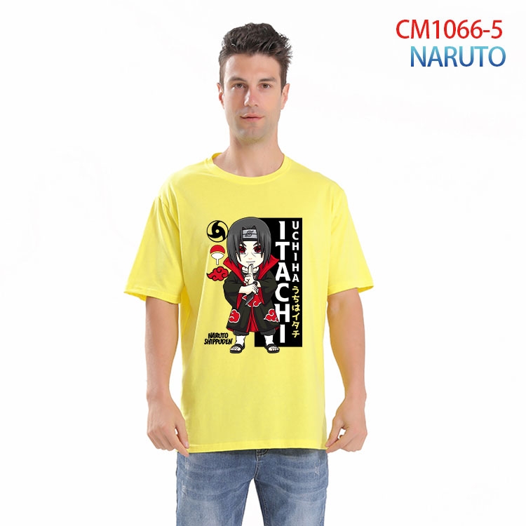 Naruto Printed short-sleeved cotton T-shirt from S to 4XL CM 1066 5