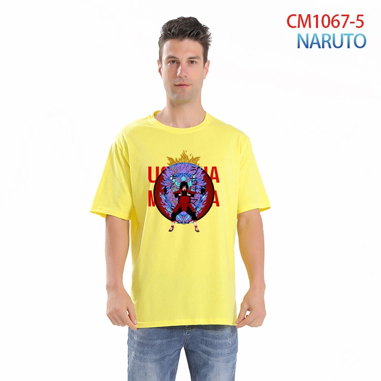 Naruto Printed short-sleeved cotton T-shirt from S to 4XL CM 1067 5