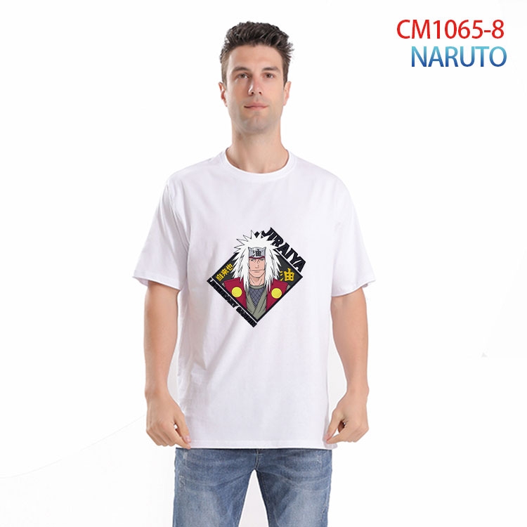 Naruto Printed short-sleeved cotton T-shirt from S to 4XL  CM 1065 8