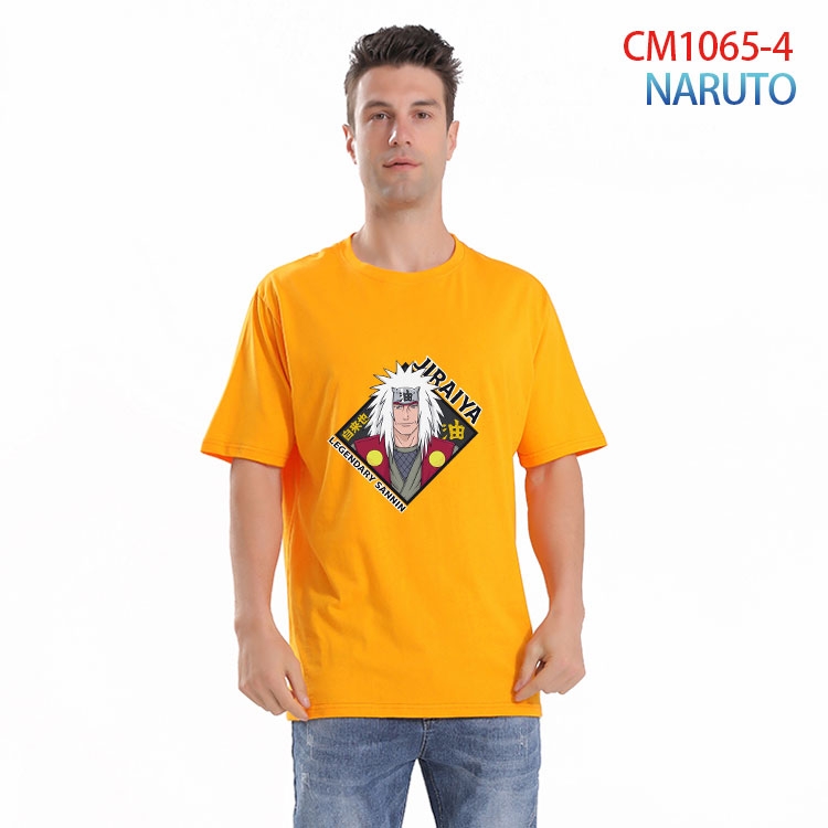 Naruto Printed short-sleeved cotton T-shirt from S to 4XL  CM 1065 4