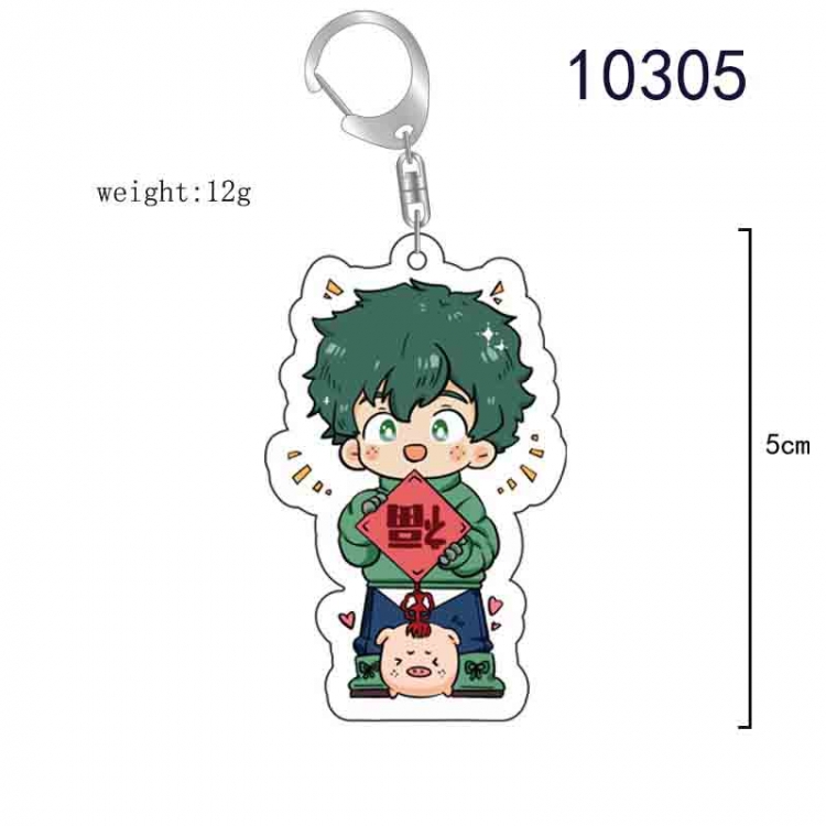 My Hero Academia Anime acrylic Key Chain  price for 5 pcs 10305