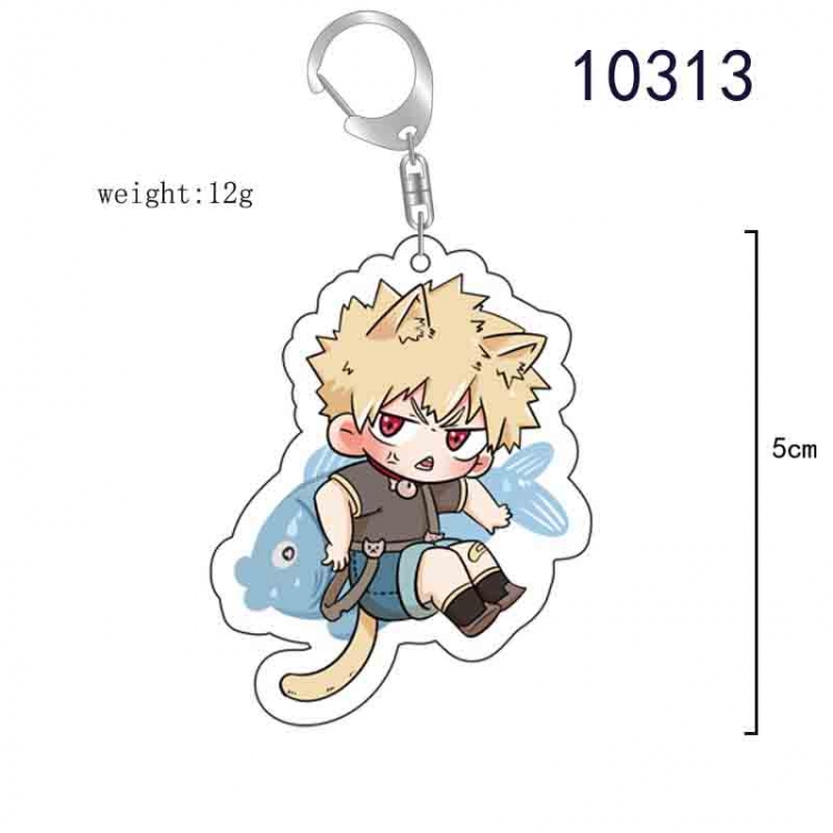 My Hero Academia Anime acrylic Key Chain  price for 5 pcs 10313