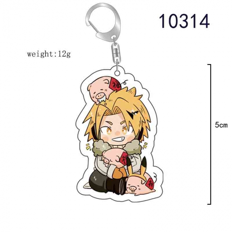 My Hero Academia Anime acrylic Key Chain  price for 5 pcs 10314