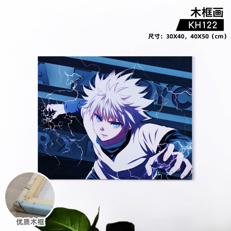 HunterXHunter Anime wooden frame painting 30X40cm support customized pictures KH122