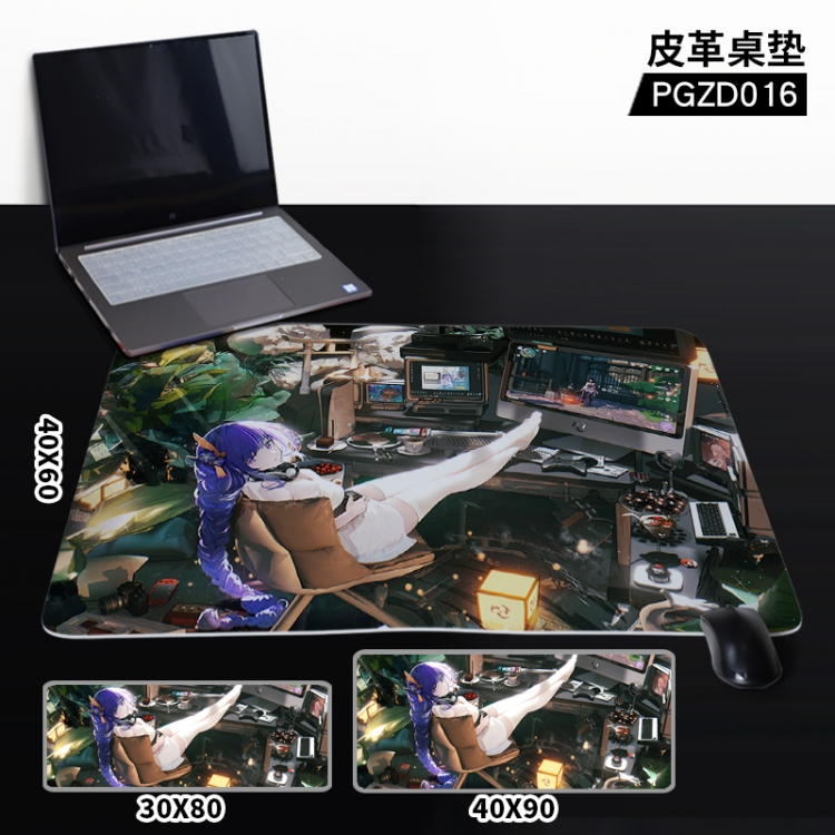 Genshin Impact  Anime leather table mat 40X80CM PGZD16