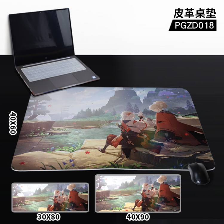 Genshin Impact  Anime leather table mat 40X90CM  PGZD18