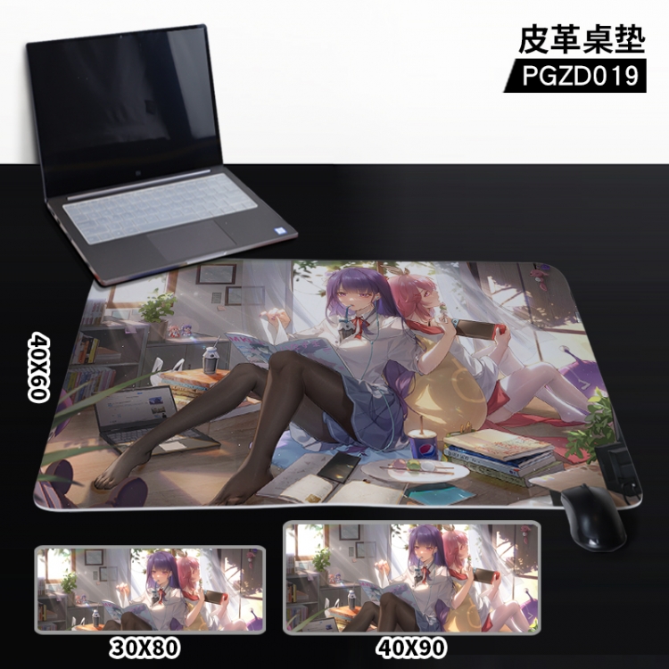 Genshin Impact  Anime leather table mat 40X90CM PGZD19