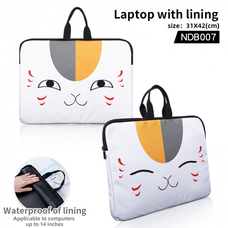 Natsume_Yuujintyou Animation computer liner bag (single style can be customized with pictures) NDB007