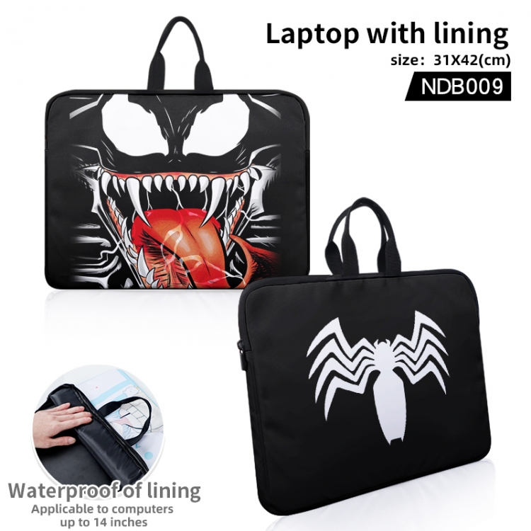 Venom  Animation computer liner bag (single style can be customized with pictures) NDB009