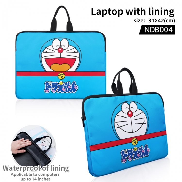Doraemon Animation computer liner bag (single style can be customized with pictures) NDB004