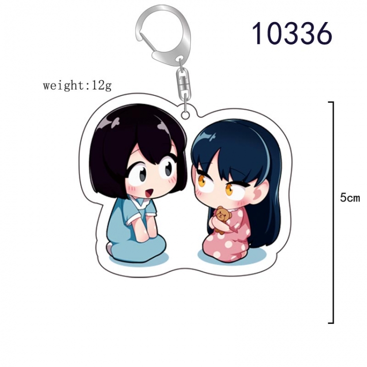 Komi Can't Communicate Anime acrylic Key Chain  price for 5 pcs 10336