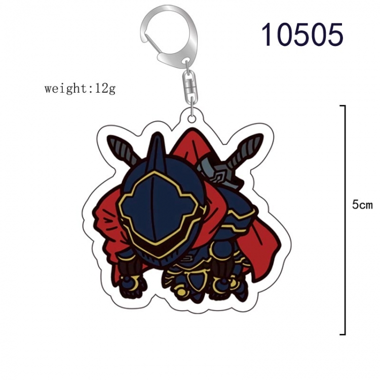 overlord  Anime acrylic Key Chain  price for 5 pcs 10505