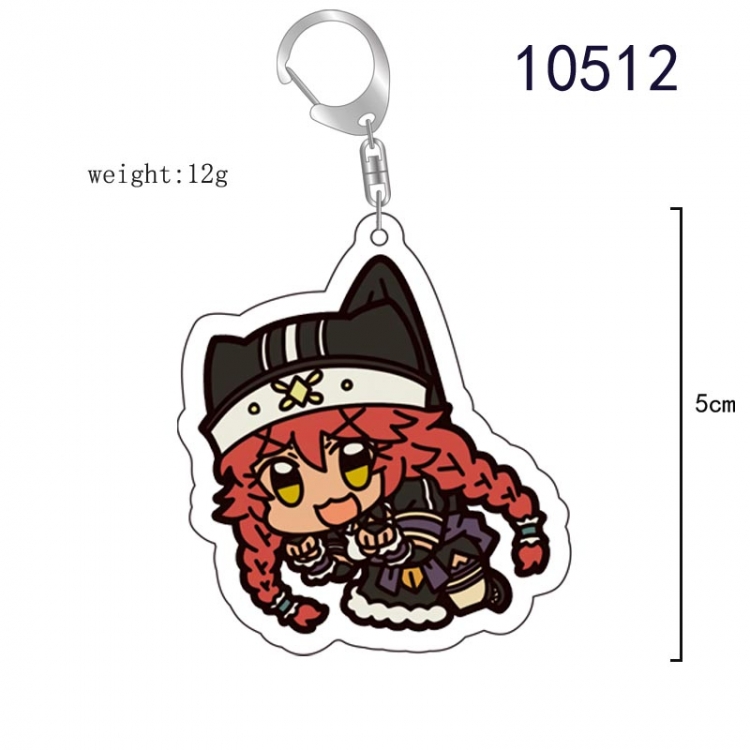 overlord  Anime acrylic Key Chain  price for 5 pcs 10512