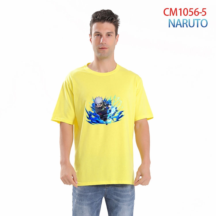 Naruto Printed short-sleeved cotton T-shirt from S to 4XL CM 1056 5