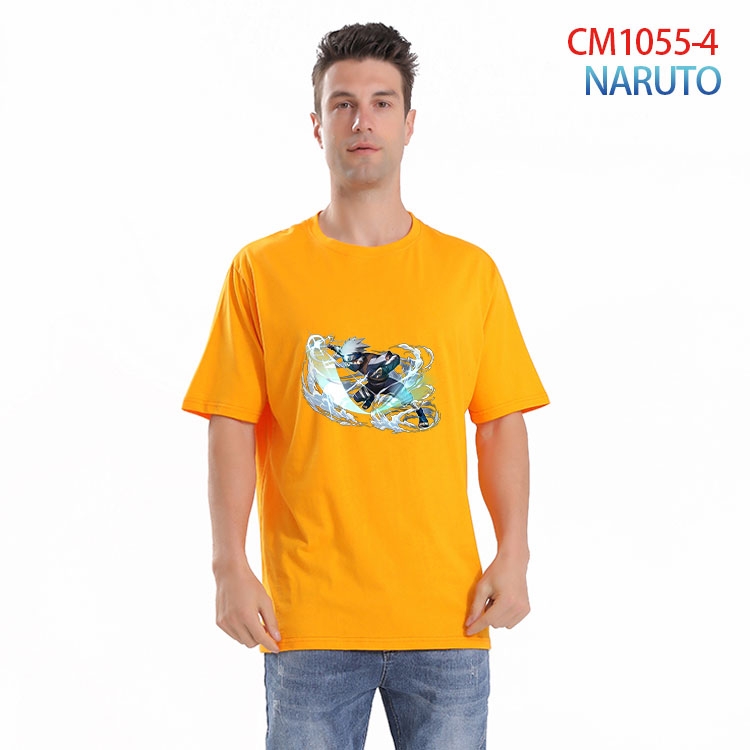 Naruto Printed short-sleeved cotton T-shirt from S to 4XL CM 1055 4
