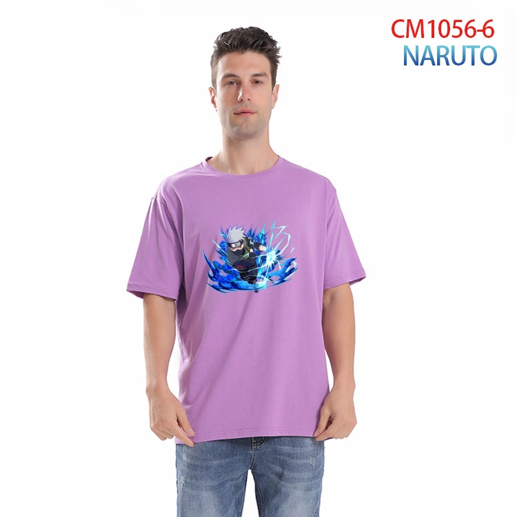 Naruto Printed short-sleeved cotton T-shirt from S to 4XL CM 1056 6
