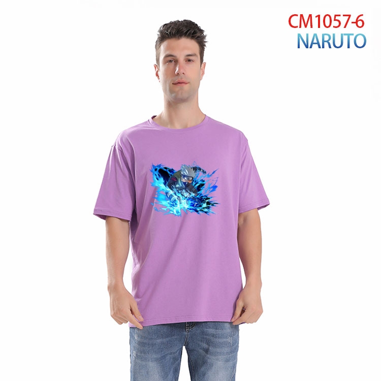 Naruto Printed short-sleeved cotton T-shirt from S to 4XL CM 1057 6