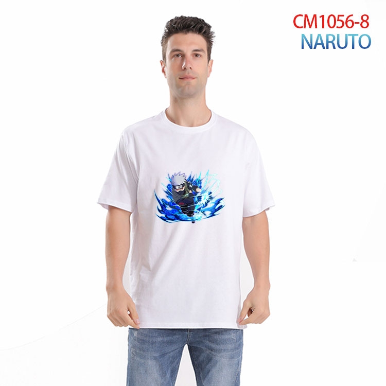 Naruto Printed short-sleeved cotton T-shirt from S to 4XL CM 1056 8