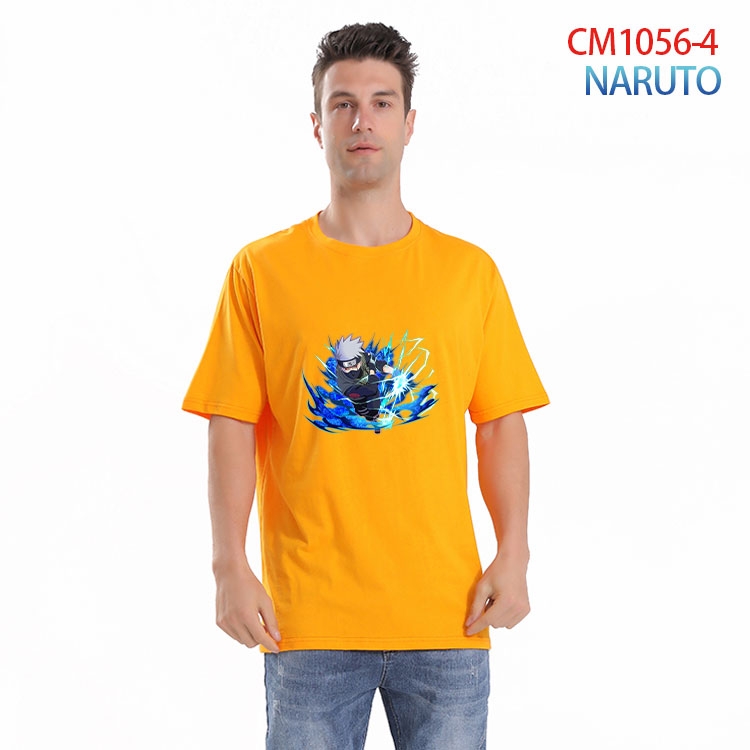 Naruto Printed short-sleeved cotton T-shirt from S to 4XL CM 1056 4