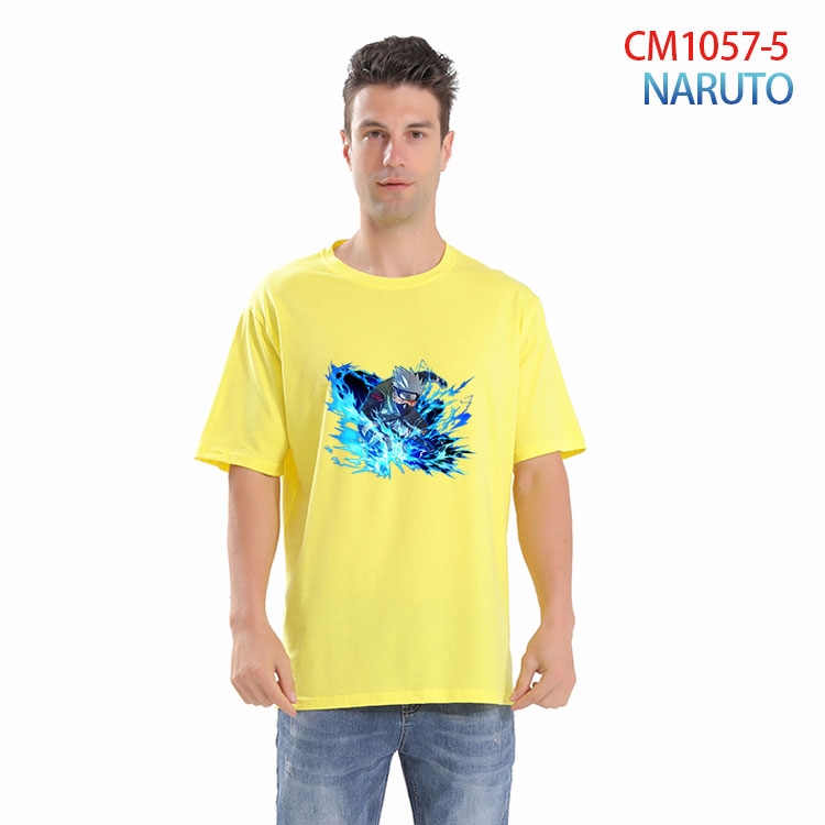 Naruto Printed short-sleeved cotton T-shirt from S to 4XL  CM 1057 5