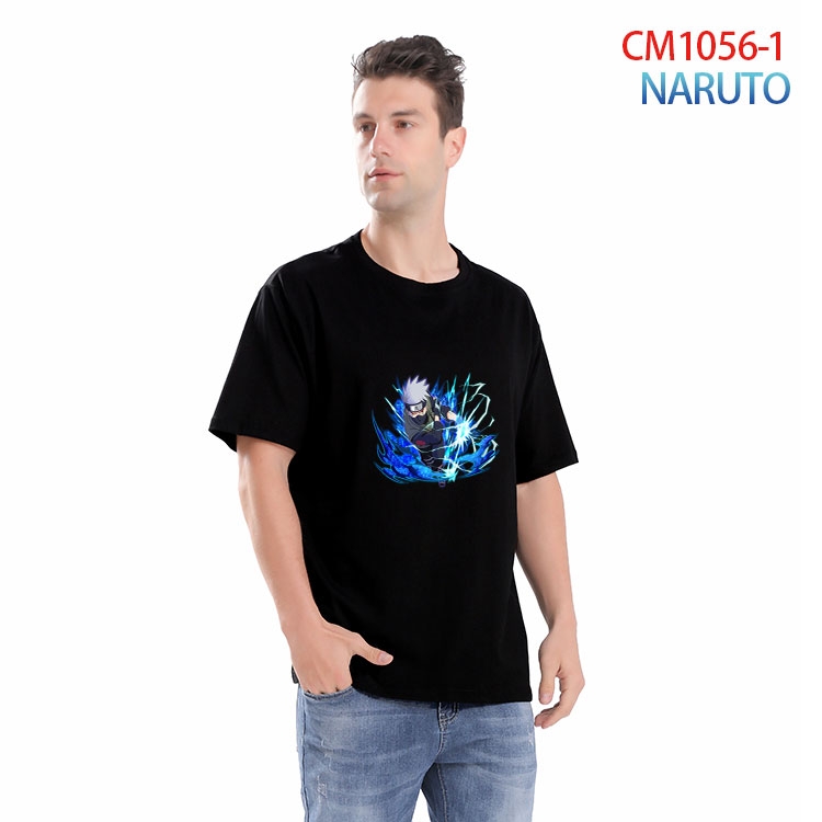 Naruto Printed short-sleeved cotton T-shirt from S to 4XL  CM 1056 1